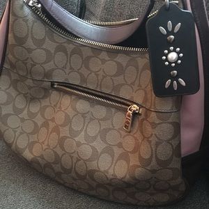 Large authentic coach purse